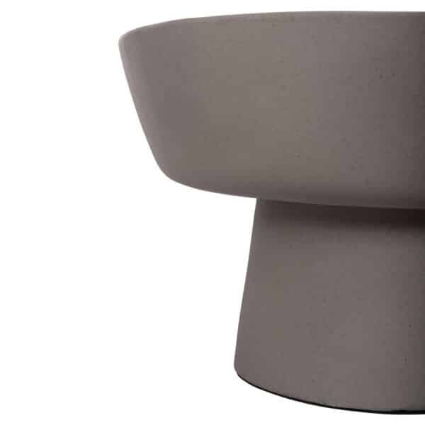 ΤΡΑΠΕΖΙ ΣΑΛΟΝΙΟΥ PIRSON HM18155.03 FIBER CEMENT ΣΕ ΓΚΡΙ--Φ60x36Υεκ. - Image 8