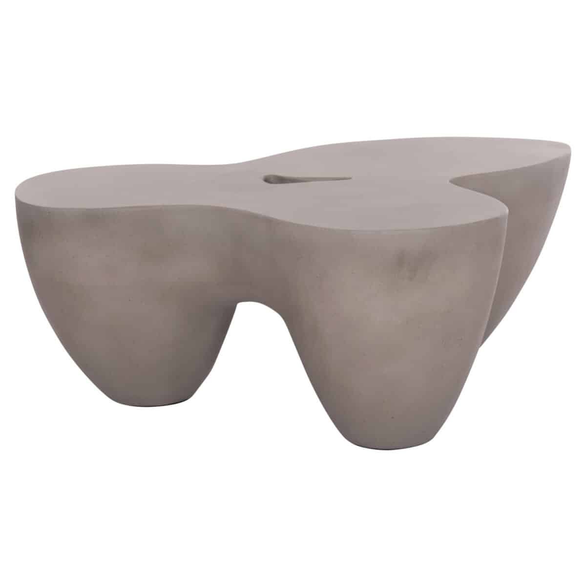 ΤΡΑΠΕΖΙ ΣΑΛΟΝΙΟΥ SALLEN HM18161.03 FIBER CEMENT ΣΕ ΓΚΡΙ--108x94x38,5Υεκ. - Image 3