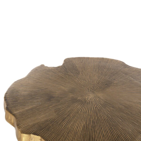 ΤΡΑΠΕΖΙ ΣΑΛΟΝΙΟΥ ANGUL HM4263 ΜΕΤΑΛΛΟ ΣΕ ΧΡΥΣΟ-ΜΑΥΡΟ 62x62x44Υεκ. - Image 4