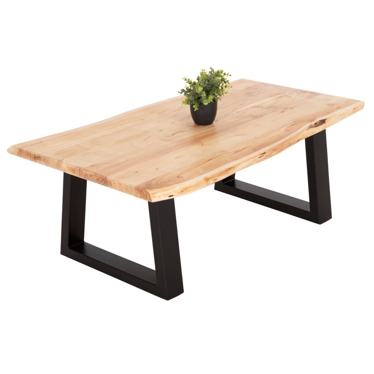 ΤΡΑΠΕΖΙ ΣΑΛΟΝΙΟΥ MONTANA HM8166.21 ΠΑΧΟΣ 4εκ. ΞΥΛΟ ΑΚΑΚΙΑΣ ΑΝΟΙΧΤΟ ΦΥΣΙΚΟ 115x65x45Yεκ - Image 4