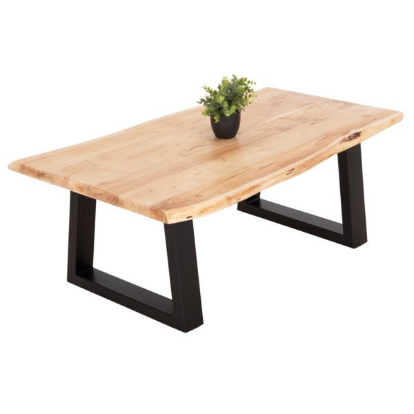 ΤΡΑΠΕΖΙ ΣΑΛΟΝΙΟΥ MONTANA HM8166.21 ΠΑΧΟΣ 4εκ. ΞΥΛΟ ΑΚΑΚΙΑΣ ΑΝΟΙΧΤΟ ΦΥΣΙΚΟ 115x65x45Yεκ - Image 4