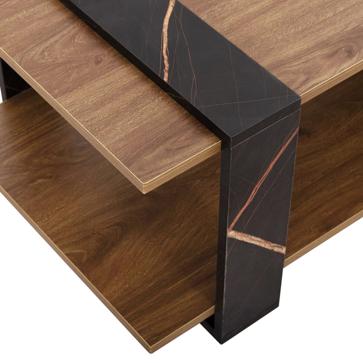 ΤΡΑΠΕΖΙ ΣΑΛΟΝΙΟΥ WILMA HM8950.12 ΜΕΛΑΜΙΝΗ ΣΕ ΦΥΣΙΚΟ-ΜΑΥΡΟ ΜΑΡΜΑΡΟ 80Χ50Χ35Υεκ. - Image 10