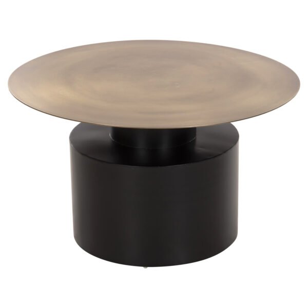 ΤΡΑΠΕΖΙ ΣΑΛΟΝΙΟΥ CUTTY HM9722 ΜΕΤΑΛΛIKO ΣΕ ΜΑΥΡΟ-ΣΚΟΥΡΟ ΧΑΛΚΙΝΟ Φ76x45,5Yεκ - Image 3