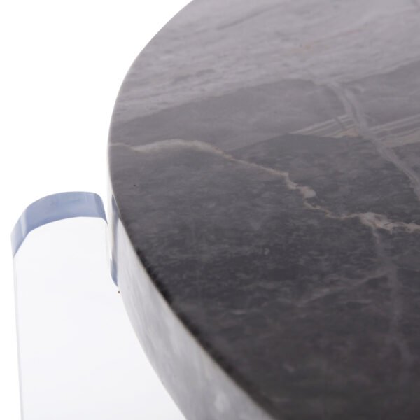 ΤΡΑΠΕΖΙ ΣΑΛΟΝΙΟΥ ACRYCON HM9780.01 MDF ME ΥΔΑΤΟΑΠΩΘΗΤΙΚΗ ΕΠΙΣΤΡΩΣΗ-ΑΚΡΥΛΙΚΑ ΠΟΔΙΑ Φ64x51Yεκ. - Image 5