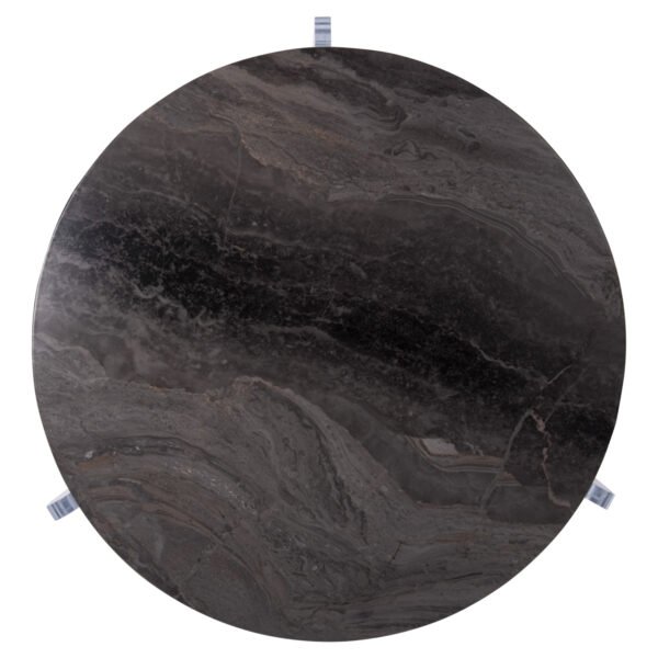 ΤΡΑΠΕΖΙ ΣΑΛΟΝΙΟΥ ACRYCON HM9780.01 MDF ME ΥΔΑΤΟΑΠΩΘΗΤΙΚΗ ΕΠΙΣΤΡΩΣΗ-ΑΚΡΥΛΙΚΑ ΠΟΔΙΑ Φ64x51Yεκ. - Image 6