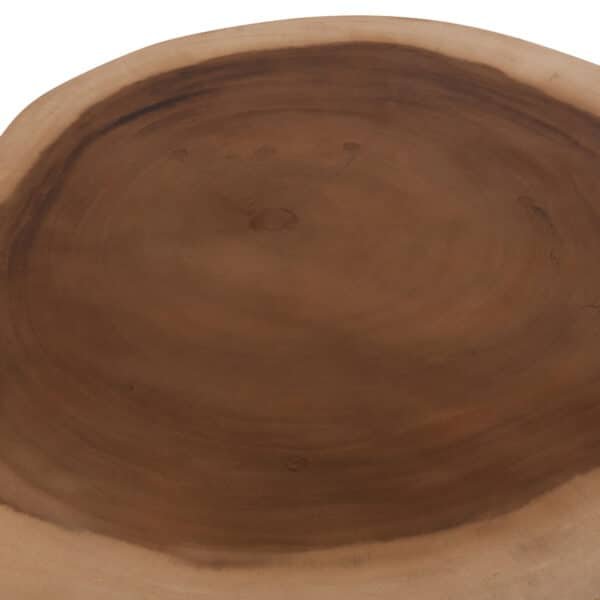 ΤΡΑΠΕΖΙ ΣΑΛΟΝΙΟΥ SERVON HM9912 SUAR ΞΥΛΟ ΦΥΣΙΚΟ-ΜΕΤΑΛ.ΠΟΔΙΑ ΜΑΥΡΑ 76x67x44Υεκ. - Image 7