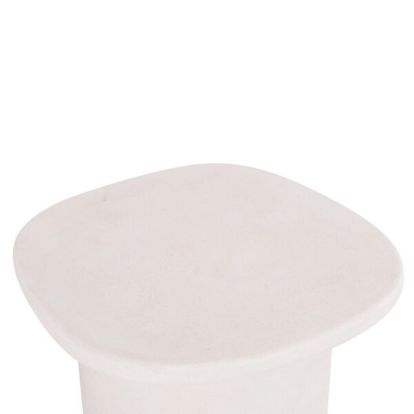 ΤΡΑΠΕΖΙ ΣΑΛΟΝΙΟΥ ΟΒΑΛ ΣΕΙΡΑ SANTORINI HM18054 MDF ΣΕ ΥΠΟΛΕΥΚΟ ΧΡΩΜΑ 54x54,5x40Υεκ - Image 5