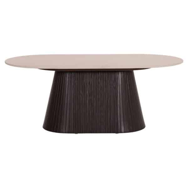 ΤΡΑΠΕΖΙ ΣΑΛΟΝΙΟΥ ΟΒΑΛ CATER HM18321 ΚΕΡΑΜΙΚΟ TOP ΟΨΗ ΤΡΑΒΕΡΤΙΝΑΣ-MDF ΒΑΣΗ 120x60x46Υεκ - Image 3