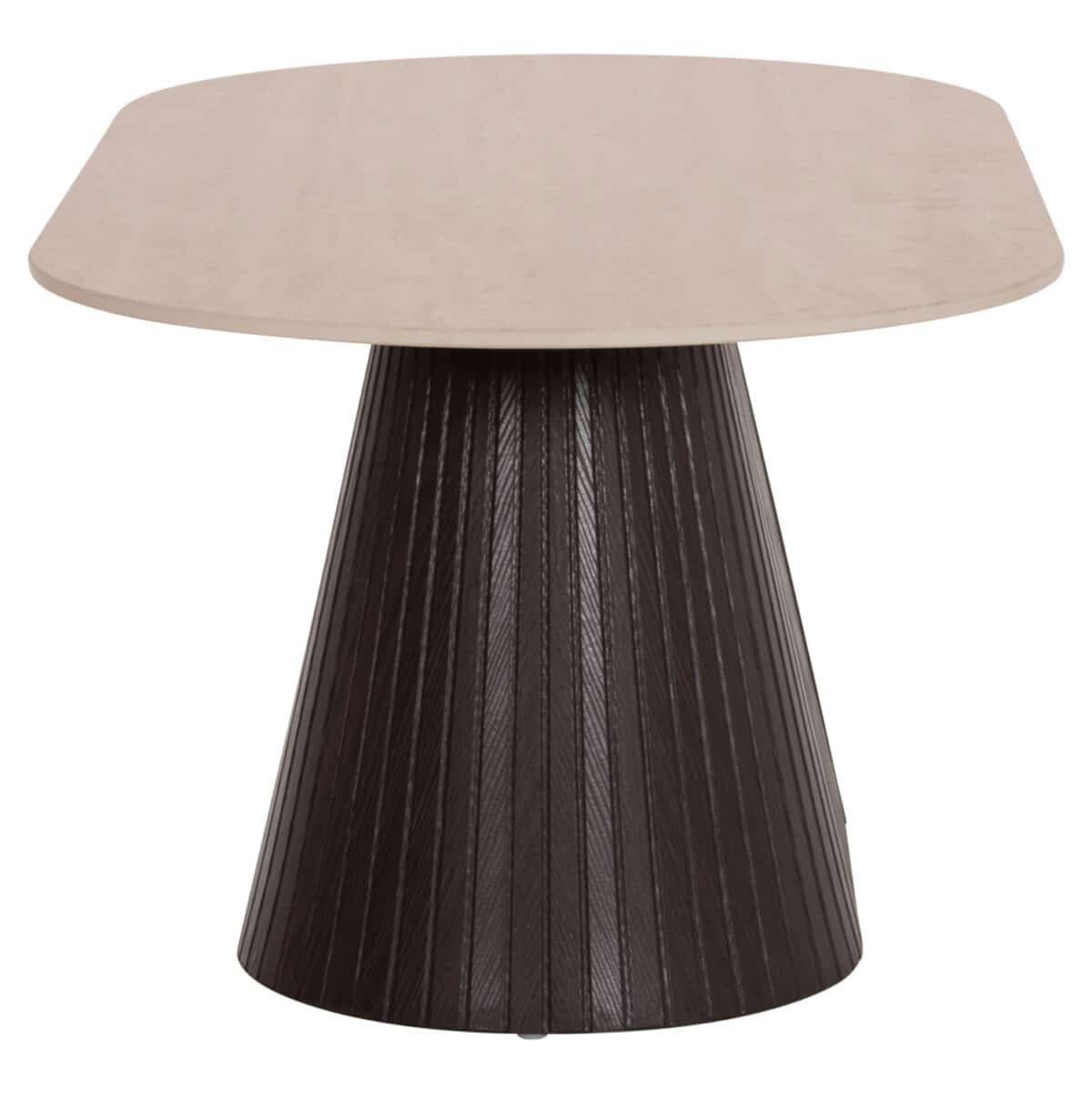 ΤΡΑΠΕΖΙ ΣΑΛΟΝΙΟΥ ΟΒΑΛ CATER HM18321 ΚΕΡΑΜΙΚΟ TOP ΟΨΗ ΤΡΑΒΕΡΤΙΝΑΣ-MDF ΒΑΣΗ 120x60x46Υεκ - Image 5