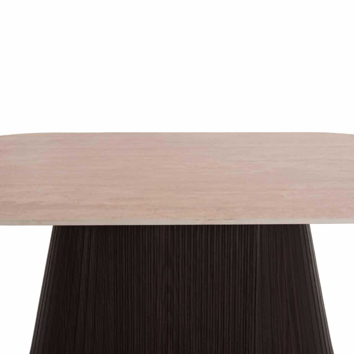 ΤΡΑΠΕΖΙ ΣΑΛΟΝΙΟΥ ΟΒΑΛ CATER HM18321 ΚΕΡΑΜΙΚΟ TOP ΟΨΗ ΤΡΑΒΕΡΤΙΝΑΣ-MDF ΒΑΣΗ 120x60x46Υεκ - Image 6