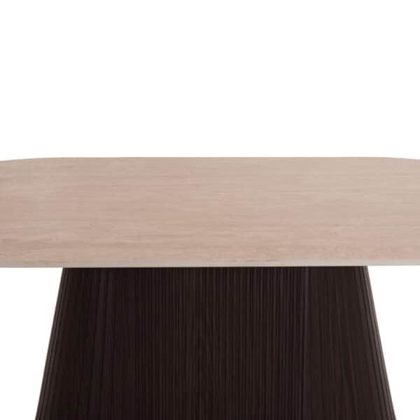 ΤΡΑΠΕΖΙ ΣΑΛΟΝΙΟΥ ΟΒΑΛ CATER HM18321 ΚΕΡΑΜΙΚΟ TOP ΟΨΗ ΤΡΑΒΕΡΤΙΝΑΣ-MDF ΒΑΣΗ 120x60x46Υεκ - Image 6