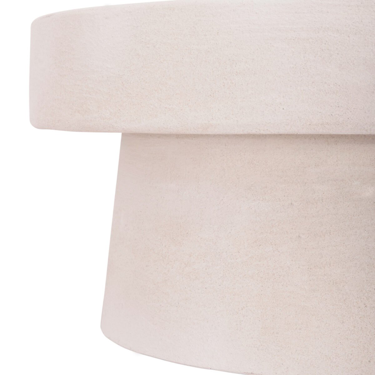 ΤΡΑΠΕΖΙ ΣΑΛΟΝΙΟΥ ΣΤΡΟΓΓΥΛΟ ΣΕΙΡΑ SANTORINI HM18050 MDF ΣΕ ΥΠΟΛΕΥΚΟ ΧΡΩΜΑ Φ80x35Υεκ. - Image 7