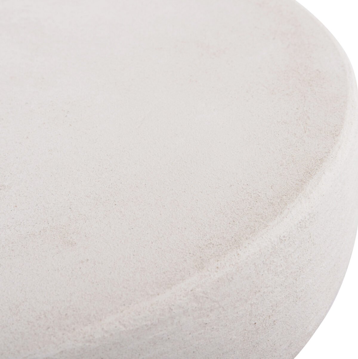 ΤΡΑΠΕΖΙ ΣΑΛΟΝΙΟΥ ΣΤΡΟΓΓΥΛΟ ΣΕΙΡΑ SANTORINI HM18051 MDF ΣΕ ΥΠΟΛΕΥΚΟ ΧΡΩΜΑ Φ60x42,5Υεκ. - Image 6