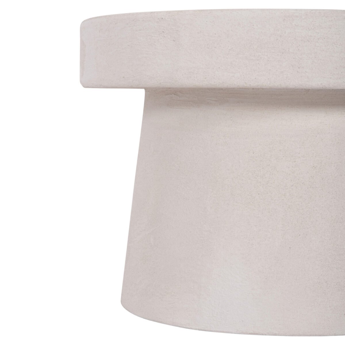 ΤΡΑΠΕΖΙ ΣΑΛΟΝΙΟΥ ΣΤΡΟΓΓΥΛΟ ΣΕΙΡΑ SANTORINI HM18051 MDF ΣΕ ΥΠΟΛΕΥΚΟ ΧΡΩΜΑ Φ60x42,5Υεκ. - Image 7