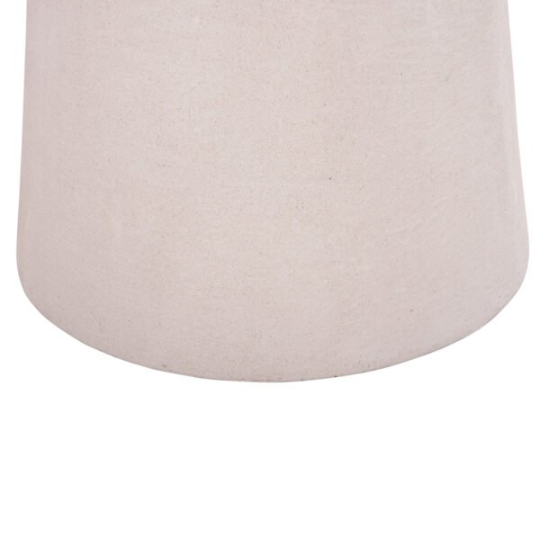 ΤΡΑΠΕΖΙ ΣΑΛΟΝΙΟΥ ΣΤΡΟΓΓΥΛΟ ΣΕΙΡΑ SANTORINI HM18052 MDF ΣΕ ΥΠΟΛΕΥΚΟ ΧΡΩΜΑ Φ48x49Υεκ. - Image 6