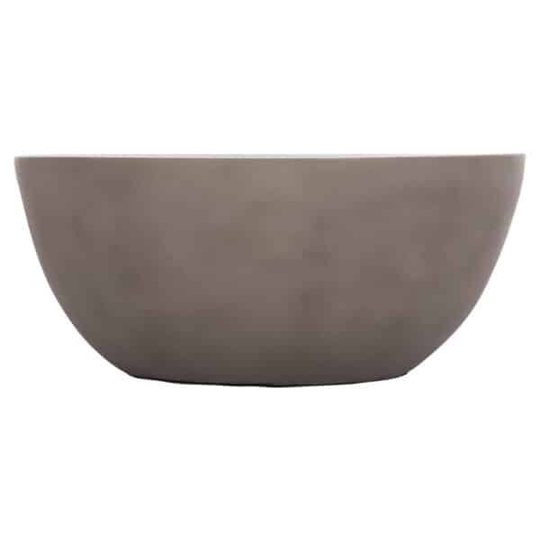 ΤΡΑΠΕΖΙ ΣΑΛΟΝΙΟΥ ΣΤΡΟΓΓΥΛΟ ALLAN HM18162.03 FIBER CEMENT ΣΕ ΓΚΡΙ--Φ92x49Υεκ. - Image 3