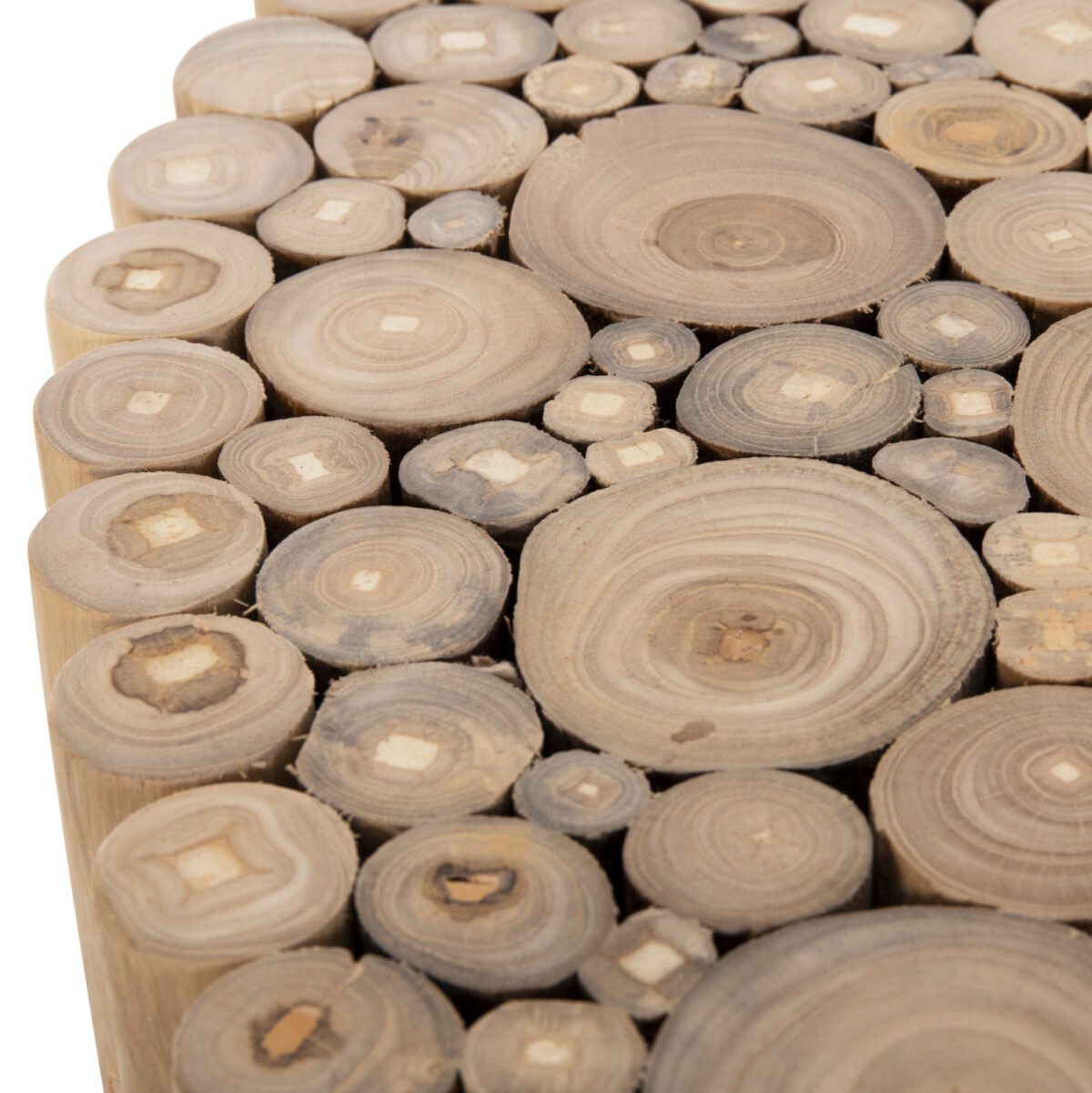 ΤΡΑΠΕΖΙ ΣΑΛΟΝΙΟΥ ΣΤΡΟΓΓΥΛΟ COOTER HM9863 ΚΛΑΔΙΑ TEAK-ΦΥΣΙΚΟ Φ80x50Υεκ. - Image 7