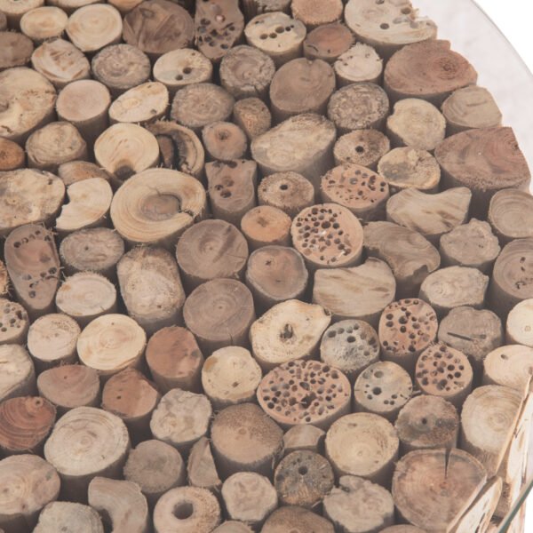 ΤΡΑΠΕΖΙ ΣΑΛΟΝΙΟΥ ΣΤΡΟΓΓΥΛΟ SPARROW HM9963 DRIFTWOOD--ΓΥΑΛΙ Φ65x51,5Υεκ. - Image 7