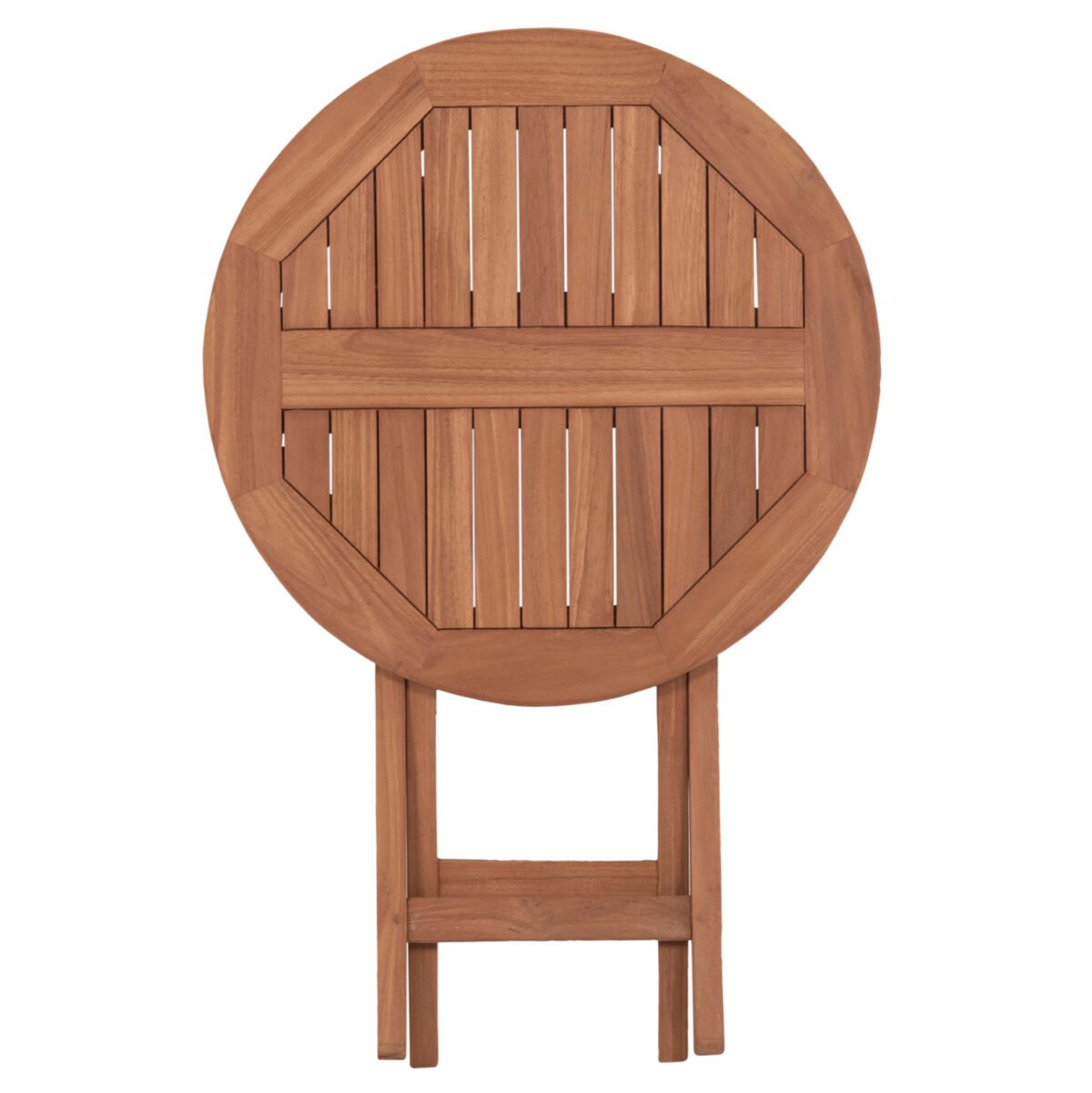 ΤΡΑΠΕΖΙ ΣΚΗΝΟΘΕΤΗ ΣΤΡΟΓΓΥΛΟ ERIS HM18119 ΞΥΛΟ TEAK--ΦΥΣΙΚΟ Φ60x75Υεκ. - Image 6