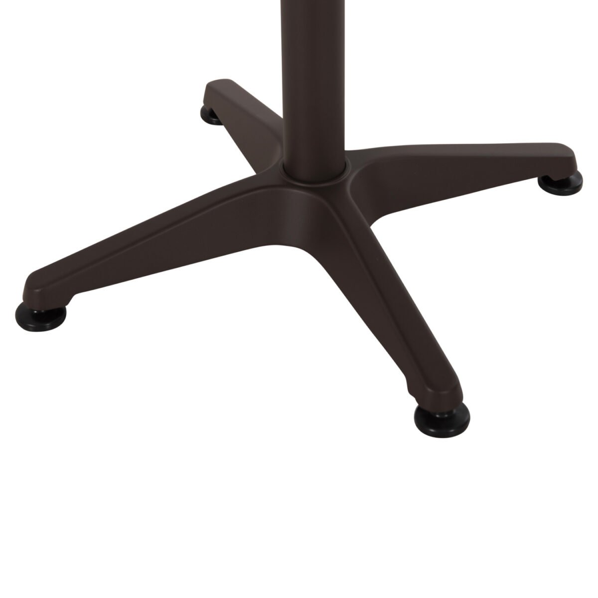 ΤΡΑΠΕΖΙ ΣΤΡΟΓΓΥΛΟ GOSS HM5974.02 ΑΛΟΥΜΙΝΙΟ ΚΑΦΕ Φ60x70Υεκ. - Image 6