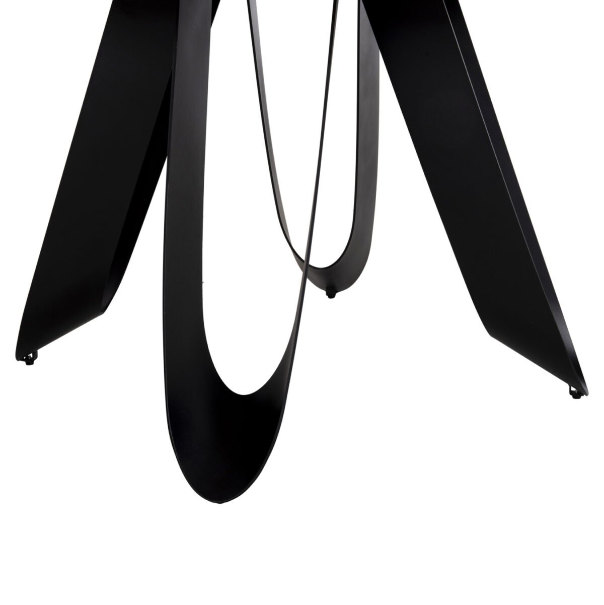 ΤΡΑΠΕΖΙ ΣΤΡΟΓΓΥΛΟ ZOD HM9852.03 ΠΡΑΣΙΝΟ ΜΑΡΜΑΡΟ ΚΕΡΑΜΙΚΟ TOP-ΜΑΥΡΑ ΜΕΤΑΛ.ΠΟΔΙΑ Φ135x74Υεκ - Image 5