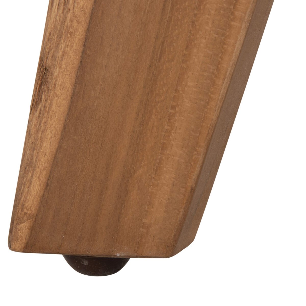 ΤΡΑΠΕΖΙ ΣΤΡΟΓΓΥΛΟ LEO HM9859.11 ΜΑΣΙΦ ΞΥΛΟ ΤΕΑΚ ΣΕ ΦΥΣΙΚΟ Φ60x75Υεκ. - Image 7