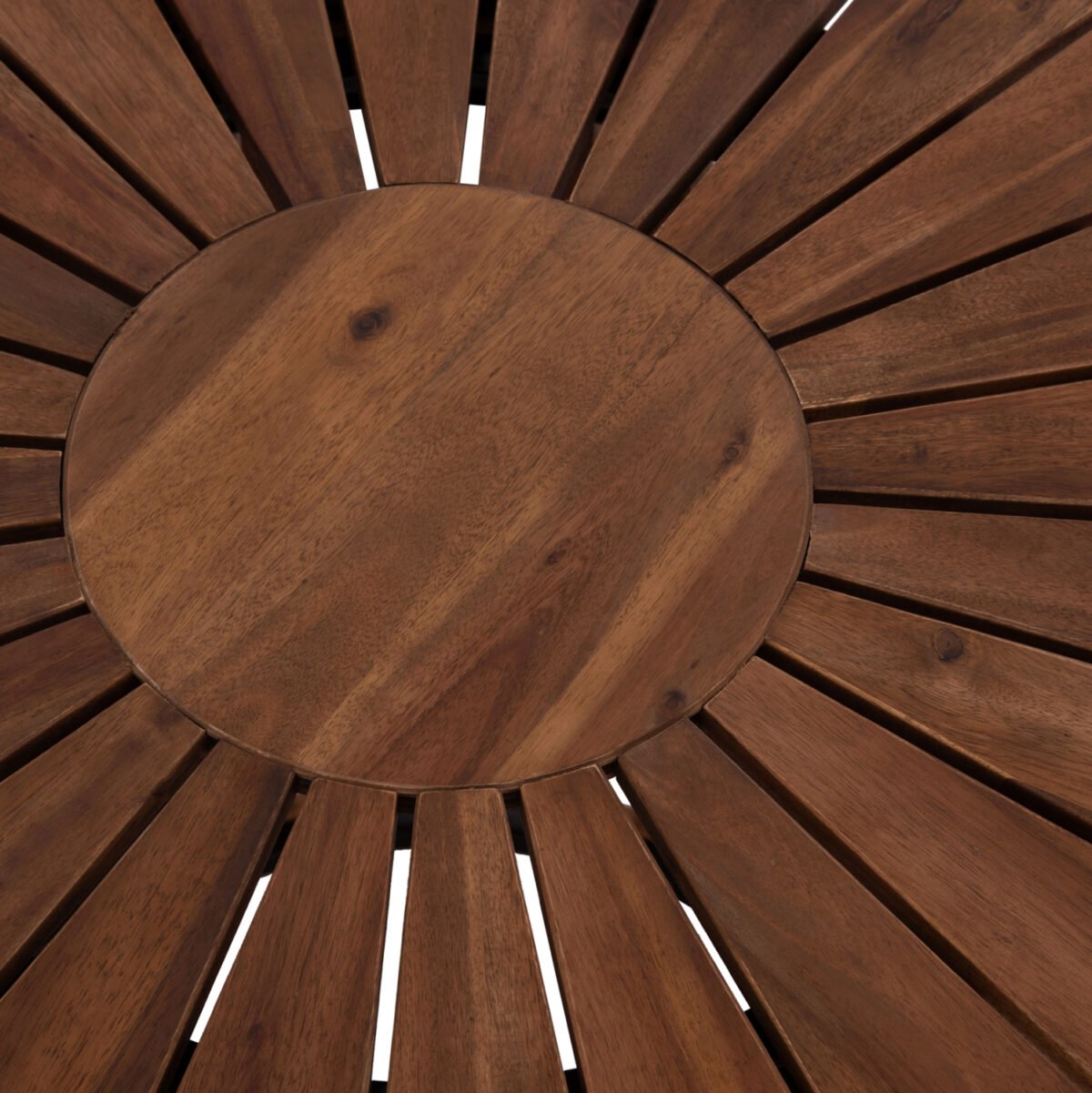 ΤΡΑΠΕΖΙ ΤΡΑΠΕΖΑΡΙΑΣ ΕΞ.ΧΩΡΟΥ CRISTOBAL HM6234 ΞΥΛΟ ΑΚΑΚΙΑΣ-ΜΕΤΑΛΛΟ Φ120x76Υεκ - Image 4