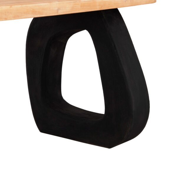 ΤΡΑΠΕΖΙ ΤΡΑΠΕΖΑΡΙΑΣ ΣΕΙΡΑ SANTORINI HM18065 TOP ΞΥΛΟ ΕΛΑΤΟΥ-ΠΟΔΙΑ ΠΟΛΥΡΗΤΙΝΗΣ 180x91x76Υεκ - Image 6