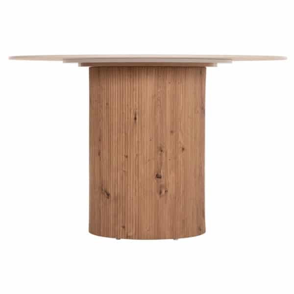 ΤΡΑΠΕΖΙ ΤΡΑΠΕZΑΡΙΑΣ TWIL HM18324 ΚΕΡΑΜΙΚΟ TOP ΟΨΗ ΤΡΑΒΕΡΤΙΝΑΣ-MDF ΒΑΣΗ Φ120x76Υεκ - Image 3