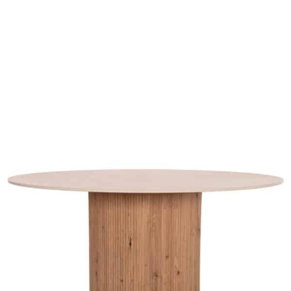 ΤΡΑΠΕΖΙ ΤΡΑΠΕZΑΡΙΑΣ TWIL HM18324 ΚΕΡΑΜΙΚΟ TOP ΟΨΗ ΤΡΑΒΕΡΤΙΝΑΣ-MDF ΒΑΣΗ Φ120x76Υεκ - Image 4