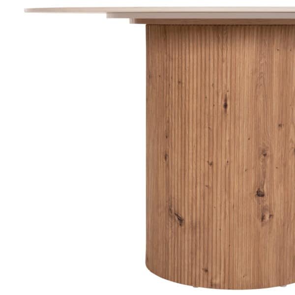 ΤΡΑΠΕΖΙ ΤΡΑΠΕZΑΡΙΑΣ TWIL HM18324 ΚΕΡΑΜΙΚΟ TOP ΟΨΗ ΤΡΑΒΕΡΤΙΝΑΣ-MDF ΒΑΣΗ Φ120x76Υεκ - Image 6