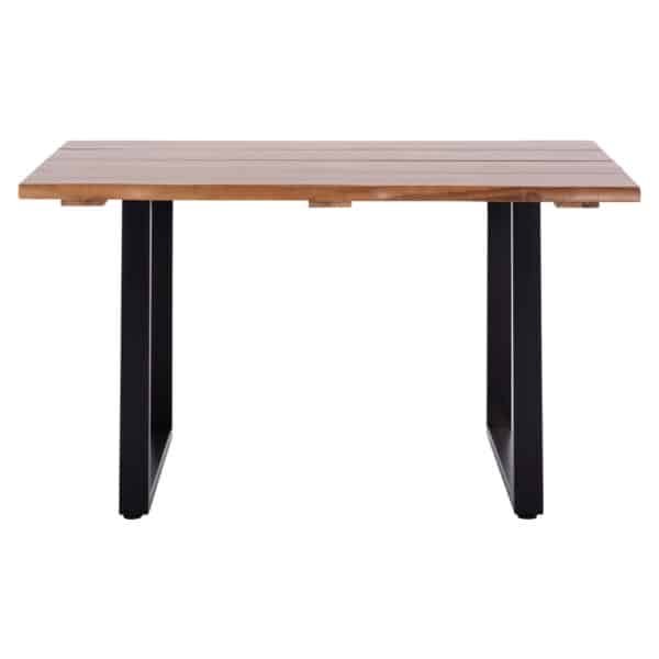 ΤΡΑΠΕΖΙ ΤΡΑΠΕΖΑΡΙΑΣ FRIGGO HM6296.01 ΞΥΛΟ ΑΚΑΚΙΑΣ 3.5εκ πάχος--ΠΟΔΙΑ ΜΕΤΑΛΛΙΚΑ 140x80x77Υεκ. - Image 3