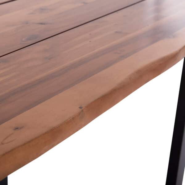 ΤΡΑΠΕΖΙ ΤΡΑΠΕΖΑΡΙΑΣ FRIGGO HM6296.02 ΞΥΛΟ ΑΚΑΚΙΑΣ-2,6εκ πάχος 140x80x76Υεκ. - Image 9