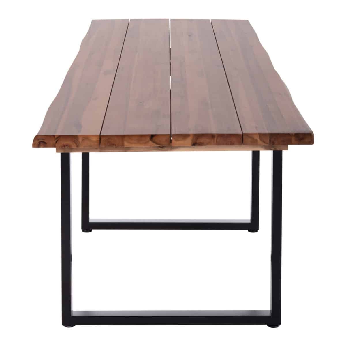 ΤΡΑΠΕΖΙ ΤΡΑΠΕΖΑΡΙΑΣ FRIGGO HM6298.01 ΞΥΛΟ ΑΚΑΚΙΑΣ-3,5εκ πάχος 200x100x77Υεκ. - Image 5