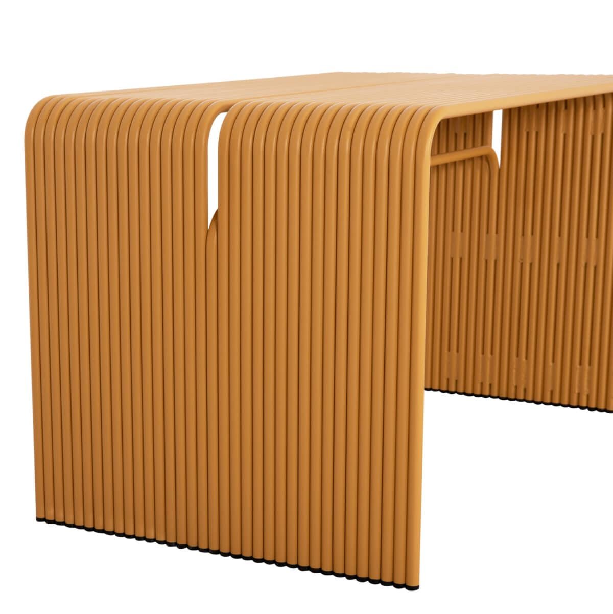 ΤΡΑΠΕΖΙ ΤΡΑΠΕΖΑΡΙΑΣ ΣΕΙΡΑ INTREPID HM6330.07 ΑΛΟΥΜΙΝΙΟ ΜΟΥΣΤΑΡΔΙ 120x70x70.5Υεκ. - Image 9