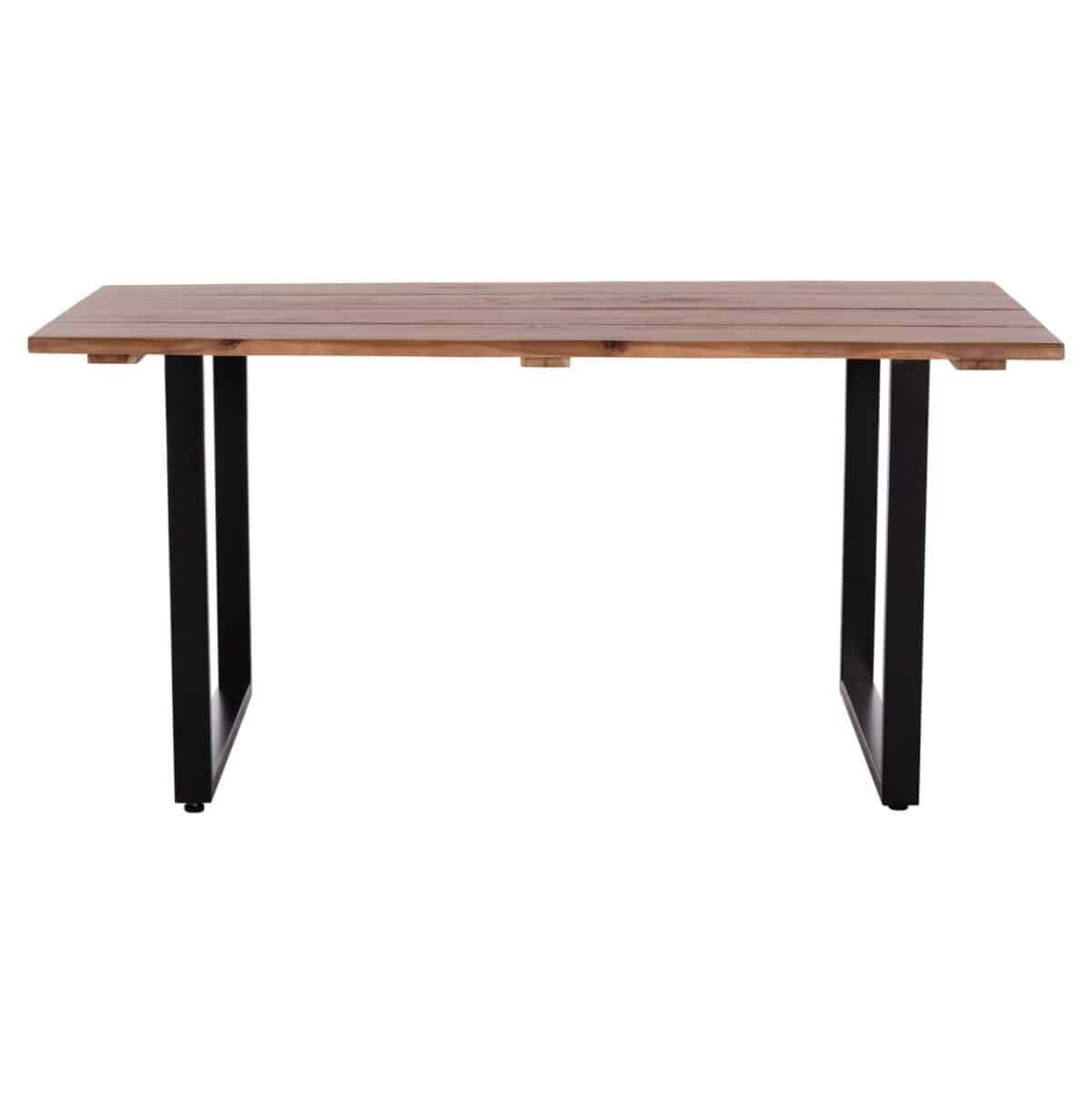 ΤΡΑΠΕΖΙ ΤΡΑΠΕΖΑΡΙΑΣ FRIGGO HM6375.02 ΞΥΛΟ ΑΚΑΚΙΑΣ ΠΑΧΟΣ ΕΠΙΦΑΝΕΙΑΣ 2,6εκ- 160x80x76Υ - Image 3