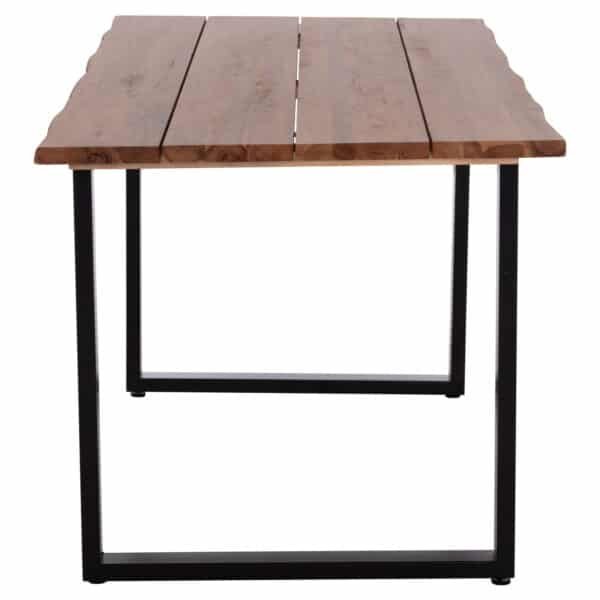 ΤΡΑΠΕΖΙ ΤΡΑΠΕΖΑΡΙΑΣ FRIGGO HM6375.02 ΞΥΛΟ ΑΚΑΚΙΑΣ ΠΑΧΟΣ ΕΠΙΦΑΝΕΙΑΣ 2,6εκ- 160x80x76Υ - Image 4