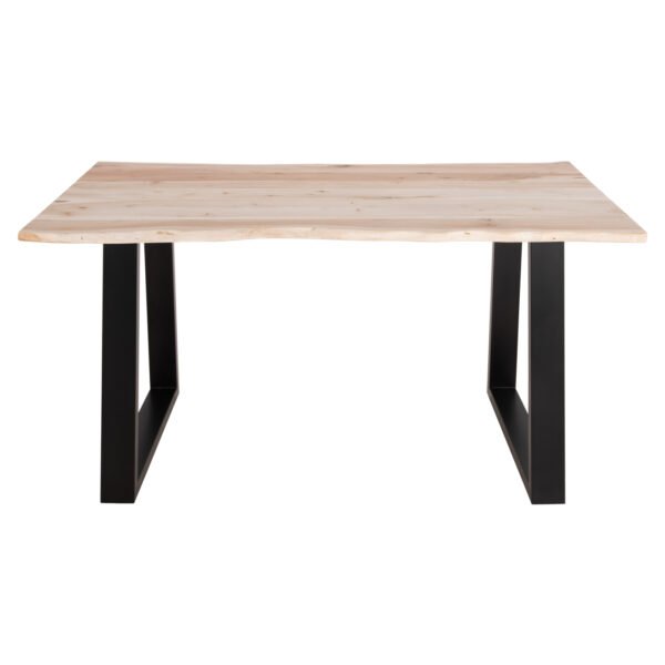 ΤΡΑΠΕΖΙ ΤΡΑΠΕΖΑΡΙΑΣ MONTANA SLIM HM8163.21 ΞΥΛΟ ΑΚΑΚΙΑΣ ΣΕ ΑΝΟΙΧΤΟ ΦΥΣΙΚΟ 140x80x77Υεκ - Image 3