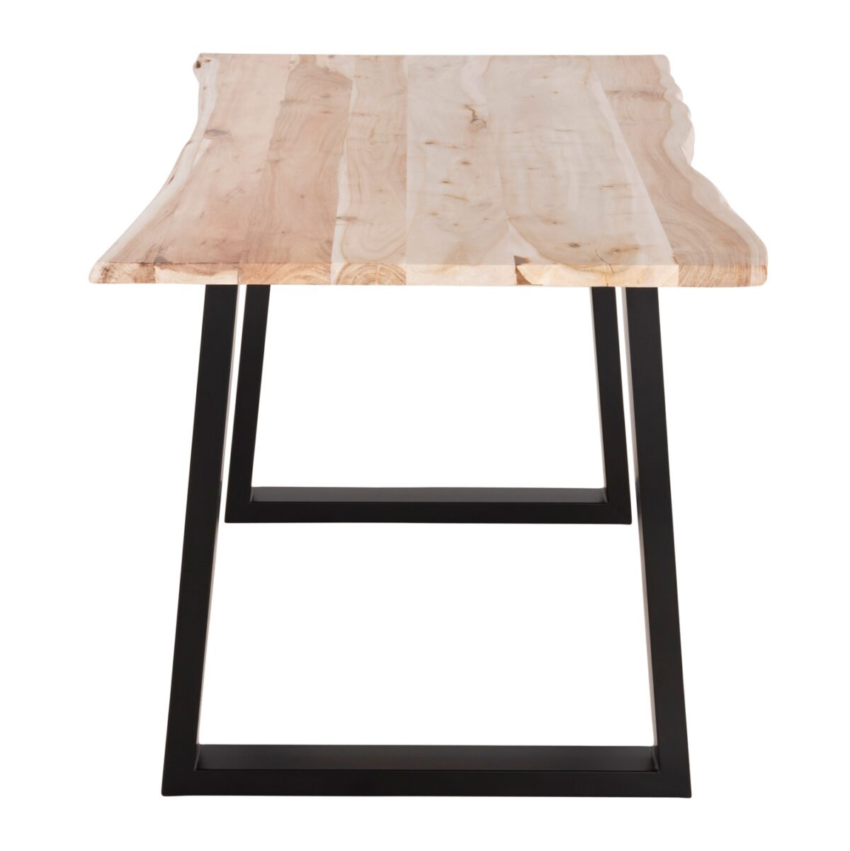 ΤΡΑΠΕΖΙ ΤΡΑΠΕΖΑΡΙΑΣ MONTANA SLIM HM8163.21 ΞΥΛΟ ΑΚΑΚΙΑΣ ΣΕ ΑΝΟΙΧΤΟ ΦΥΣΙΚΟ 140x80x77Υεκ - Image 4