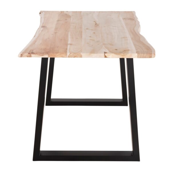 ΤΡΑΠΕΖΙ ΤΡΑΠΕΖΑΡΙΑΣ MONTANA SLIM HM8163.21 ΞΥΛΟ ΑΚΑΚΙΑΣ ΣΕ ΑΝΟΙΧΤΟ ΦΥΣΙΚΟ 140x80x77Υεκ - Image 4