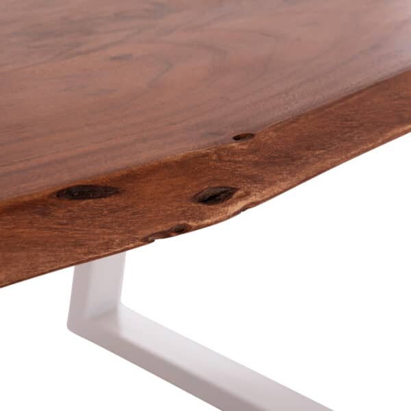 ΤΡΑΠΕΖΙ ΤΡΑΠΕΖΑΡΙΑΣ MONTANA HM8336.12 ΞΥΛΟ ΑΚΑΚΙΑΣ 4εκ.ΠΑΧΟΣ-ΛΕΥΚΑ ΠΟΔΙΑ 160X90X77Υεκ. - Image 10