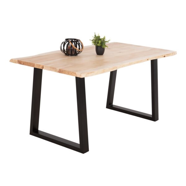 ΤΡΑΠΕΖΙ ΤΡΑΠΕΖΑΡΙΑΣ MONTANA HM8336.21 ΜΑΣΙΦ ΞΥΛΟ ΑΚΑΚΙΑΣ 4-3