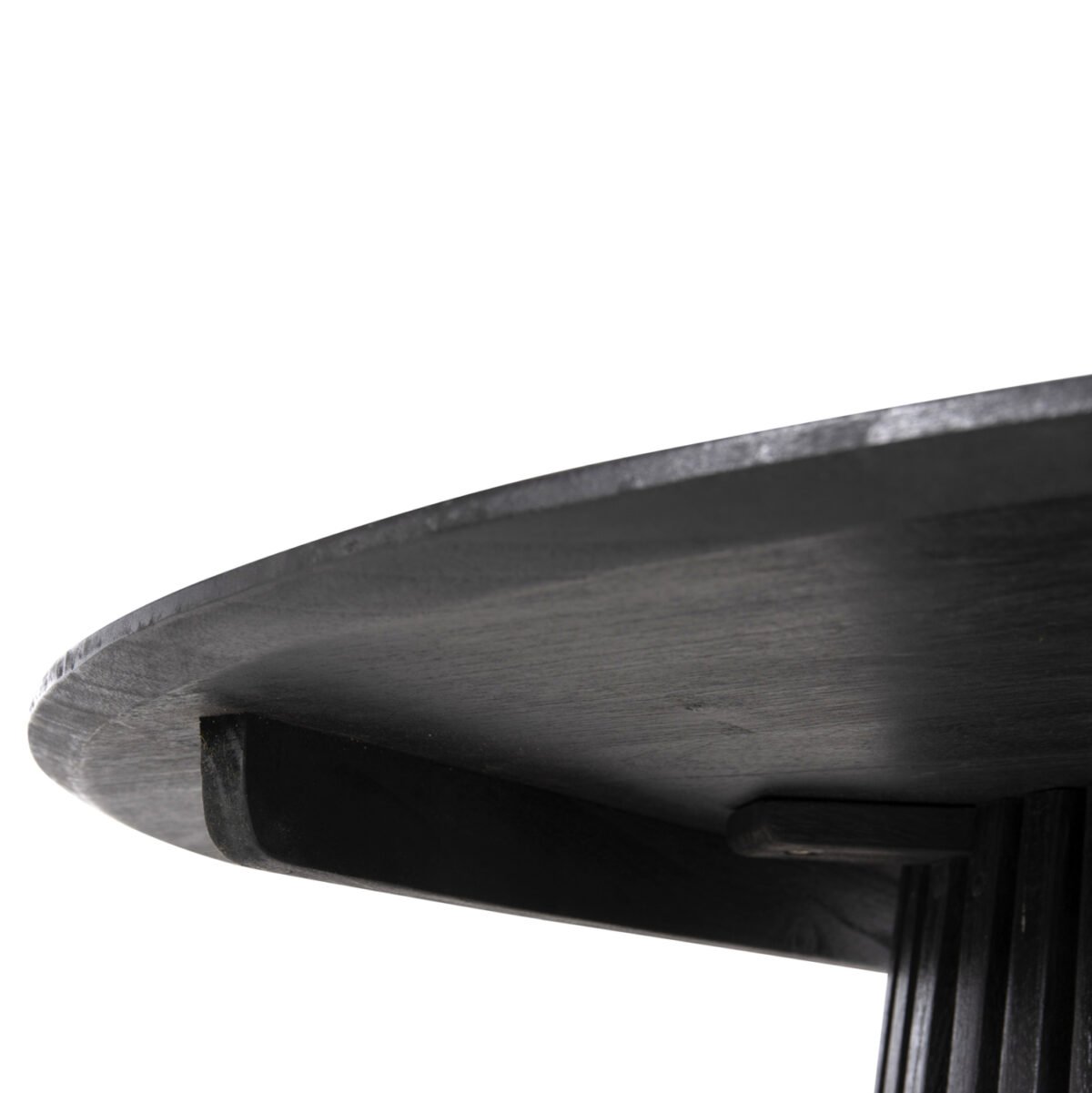 ΤΡΑΠΕΖΙ ΤΡΑΠΕΖΑΡΙΑΣ FRANTZ HM9388.12 ΜΑΣΙΦ MINDI ΞΥΛΟ ΣΕ ΜΑΥΡΟ Φ120X76,5Υεκ. - Image 5