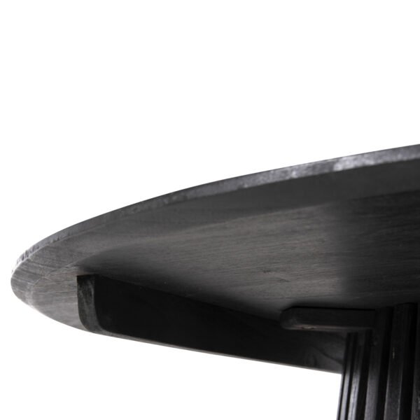 ΤΡΑΠΕΖΙ ΤΡΑΠΕΖΑΡΙΑΣ FRANTZ HM9388.12 ΜΑΣΙΦ MINDI ΞΥΛΟ ΣΕ ΜΑΥΡΟ Φ120X76,5Υεκ. - Image 5