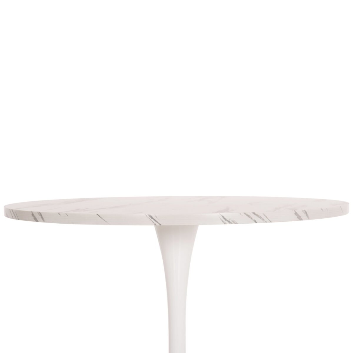 ΤΡΑΠΕΖΙ ΤΡΑΠΕΖΑΡΙΑΣ ROLLO HM9421.11 ΣΤΡΟΓΓΥΛΟ WHITE MARBLE Φ90x74Υεκ. - Image 4