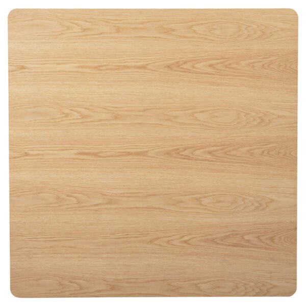 ΤΡΑΠΕΖΙ ΤΡΑΠΕΖΑΡΙΑΣ TRENK HM9614.01 MDF ΜΕ ΚΑΠΛΑΜΑ ΔΡΥΟΣ ΦΥΣΙΚΟ-ΜΑΥΡΟ ΜΕΤΑΛΛΟ 120x120x75Υεκ. - Image 6