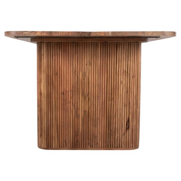 ΤΡΑΠΕΖΙ ΤΡΑΠΕΖΑΡΙΑΣ GROOT HM9683 ΜΑΣΙΦ ΞΥΛΟ ΑΚΑΚΙΑΣ ΣΕ ΦΥΣΙΚΟ 200,5x100x72Yεκ. - Image 6