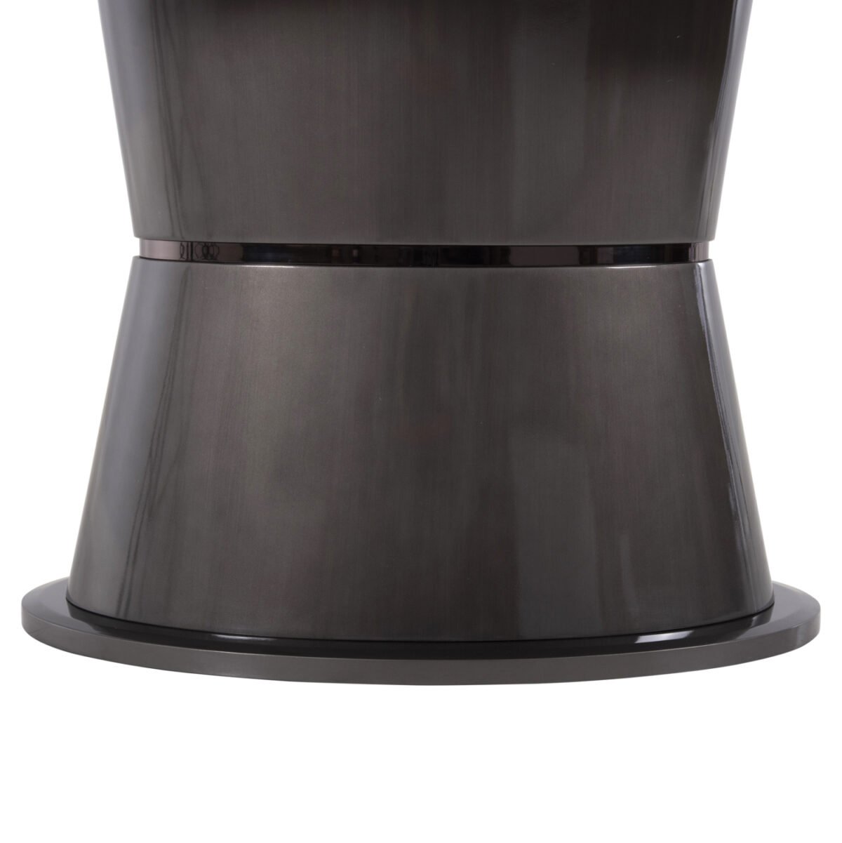 ΤΡΑΠΕΖΙ ΤΡΑΠΕΖΑΡΙΑΣ BENT HM9773.01-ΚΕΡΑΜΙΚΟ ΓΚΡΙ ΜΑΡΜΑΡΟ-MDF ΒΑΣΗ ΑΝΘΡΑΚΙ 180x90x76Υεκ - Image 8