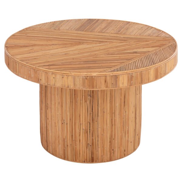 ΤΡΑΠΕΖΙ ΤΡΑΠΕΖΑΡΙΑΣ GATSBY HM9884 ΦΥΣΙΚΟ RATTAN ΣΕ ΦΥΣΙΚΟ ΧΡΩΜΑ Φ120x76Υεκ. - Image 4