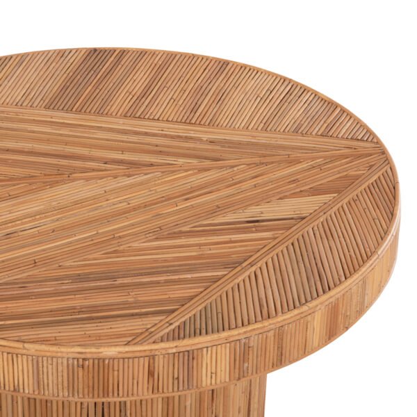 ΤΡΑΠΕΖΙ ΤΡΑΠΕΖΑΡΙΑΣ GATSBY HM9884 ΦΥΣΙΚΟ RATTAN ΣΕ ΦΥΣΙΚΟ ΧΡΩΜΑ Φ120x76Υεκ. - Image 5